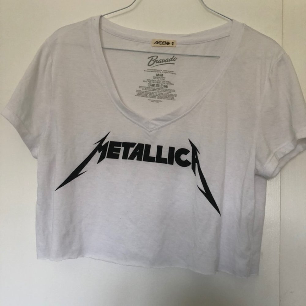 Metallica Crop Top